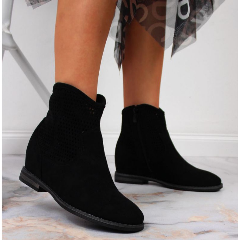 Harjakattoiset saappaat S. Barski W OLI141A musta 2