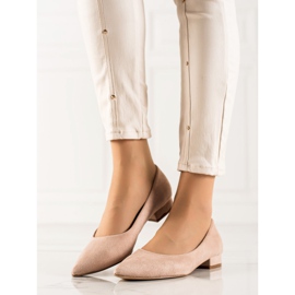 Goodin Mukavat teräväkärkiset pumput ruskea 1