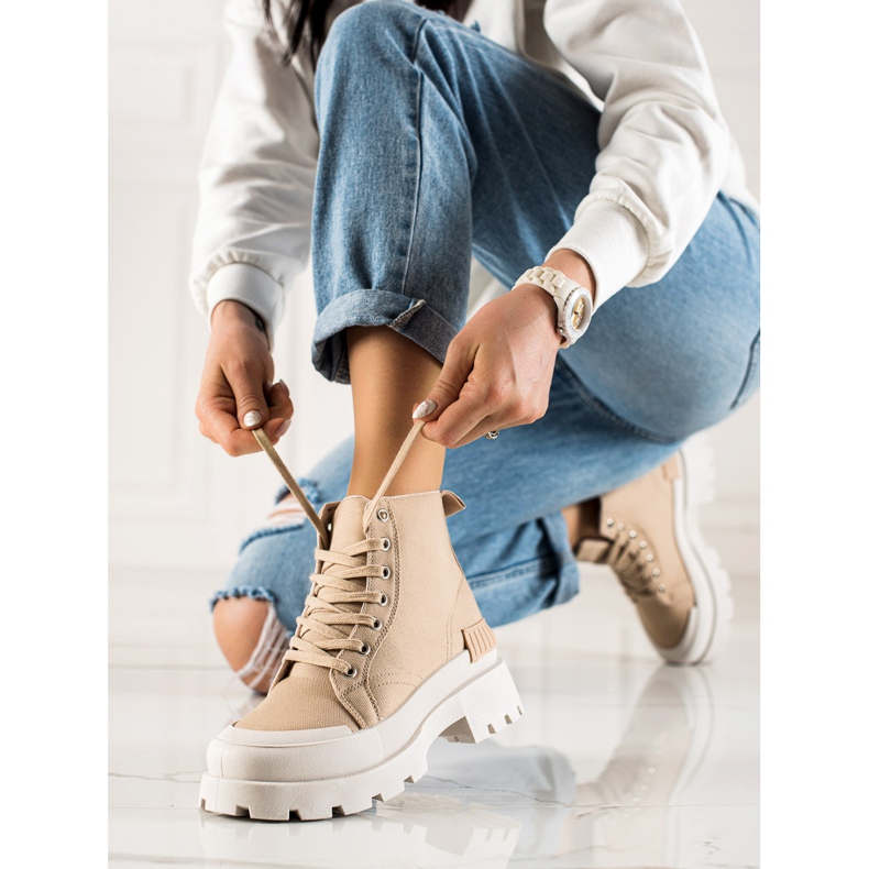 Seastar Korkeat lenkkarit lavalla beige 1