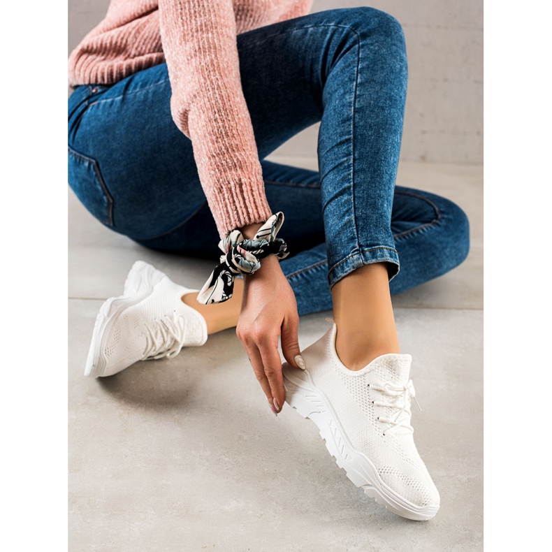 Bestelle Vaalean valkoiset lenkkarit valkoinen 2