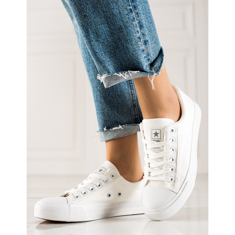 Evento Klassiset valkoiset lenkkarit valkoinen 2