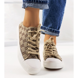 Sheila naisten beige-lenkkarit ruskea 1