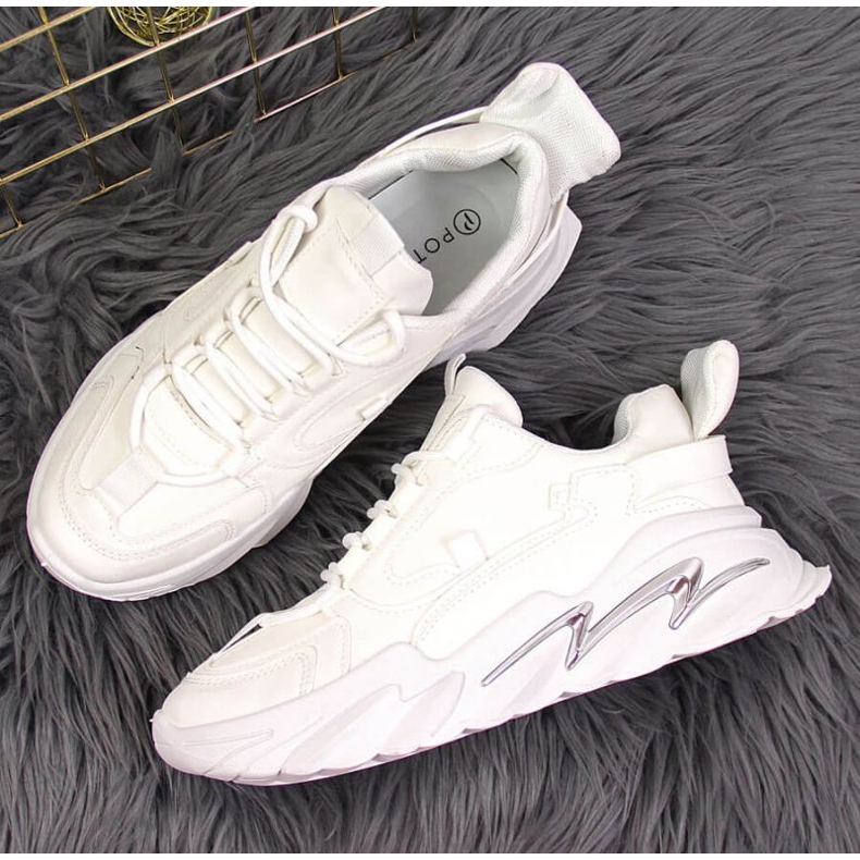 Tennarit Potocki W WOL54 alustalla valkoiset valkoinen 2