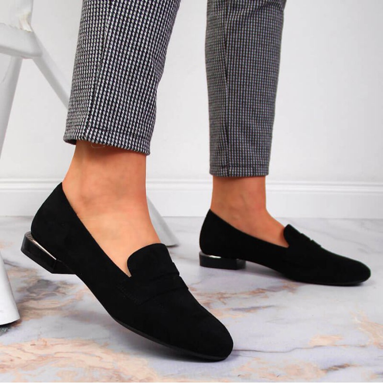 Mustat Sergio Leone W SK359 mokasiinikengät 2