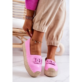 FB2 Klassiset espadrillit Pink Julianne -alustalla vaaleanpunainen 2