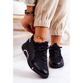 Vinceza Urheilukengät Sneakers Slip-on Black Marvene musta 1