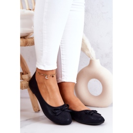 Klassiset naisten balerinat, profiloitu pohjallinen, musta Fimme 2