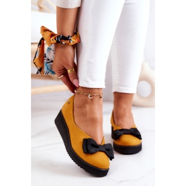 Mokkabaleriinat Maciejka-alustalla 05062-07 Keltainen musta 1