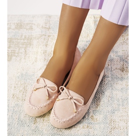 Santoron vaaleanpunaiset naisten mokasiinit vaaleanpunainen 2 Santoron vaaleanpunaiset naisten mokasiinit vaaleanpunainen 2
