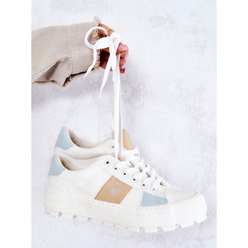 Naisten tennarit Big Star JJ274480 Valkoinen 2