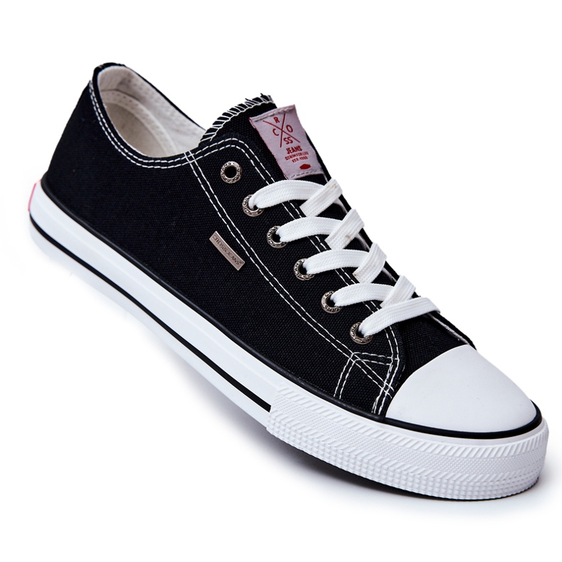 Cross Jeans Miesten klassiset tennarit Cross-farkut JJ1R4003C musta 1