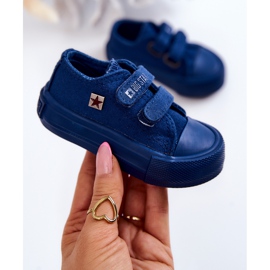 Lasten klassiset tennarit Big Star JJ374039 laivastonsininen 1