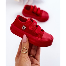 Lasten klassiset tennarit Big Star JJ374041 punainen 1