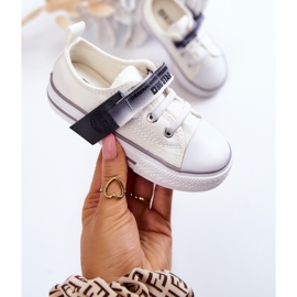 Lasten matalat tennarit Big Star JJ374075 Valkoinen 1