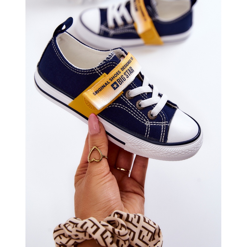 Lasten matalat tennarit Big Star JJ374072 laivastonsininen 1