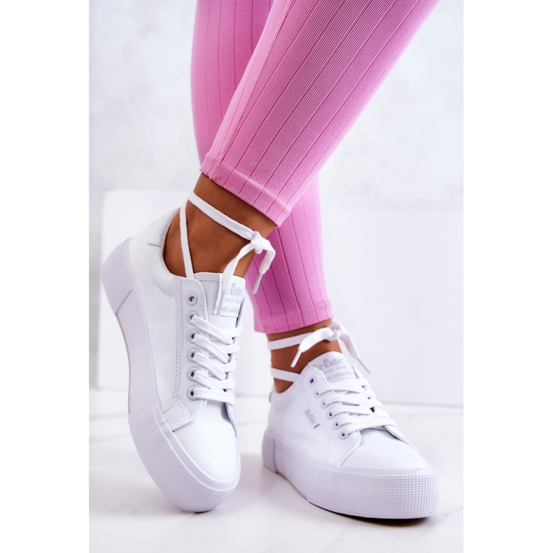 Lee Cooper LCW-22-31-0884L valkoiset tennarit valkoinen 2