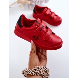 Lasten tennarit tarranauhalla Big Star DD374030 puna-musta punainen 1