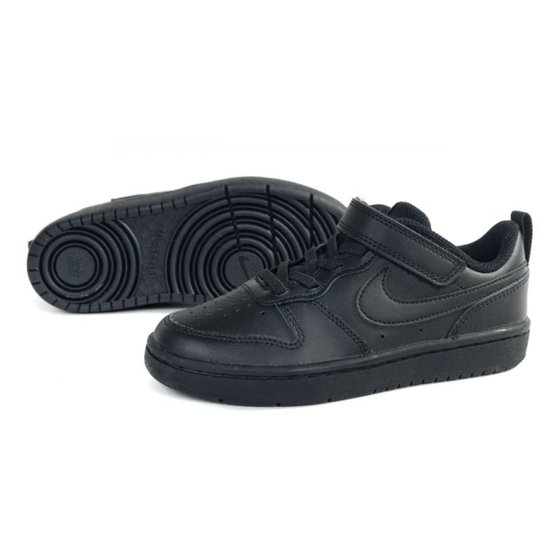Nike Court Borough Low 2 Jr BQ5451-001 kengät musta 1