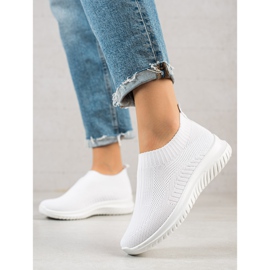 TRENDI Mukavat Slip-On-kengät valkoinen 1