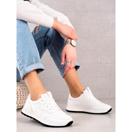 TRENDI Valkoiset urheilukengät valkoinen 1