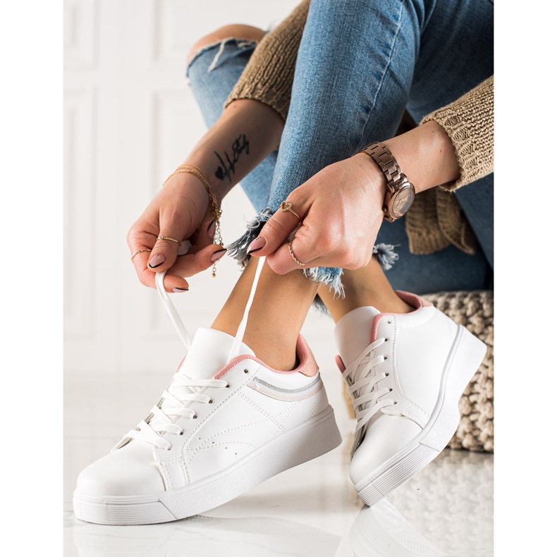 TRENDI Rennot valkoiset lenkkarit valkoinen 1