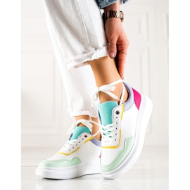 BUONAROTTI Muodikkaat urheilukengät tennarit valkoinen monivärinen 1