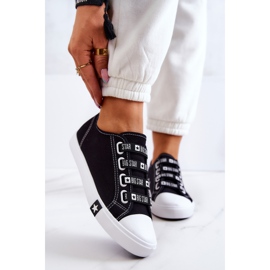 Naisten tennarit hihansuilla Big Star HH274098 Musta 1