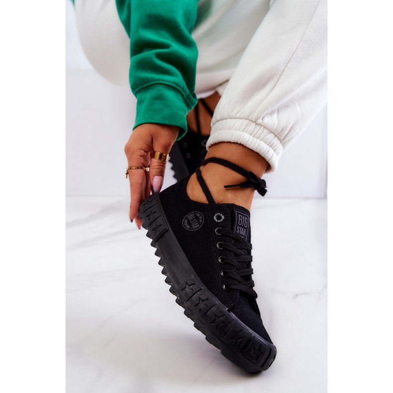 Naisten tennarit Big Star JJ274510 mustat 1
