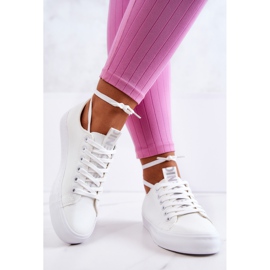 PS1 Naisten nahkalenkkarit, valkoiset Mikayla valkoinen 2
