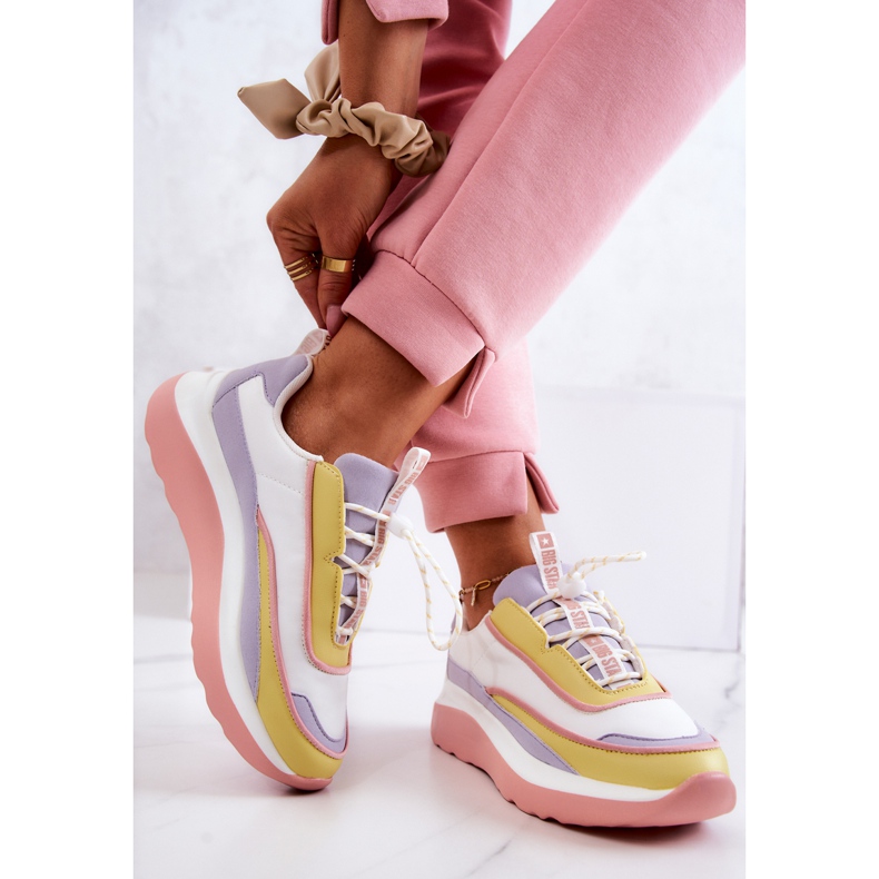 Urheilukengät Tennarit Big Star JJ274A511 Monivärinen valkoinen 2