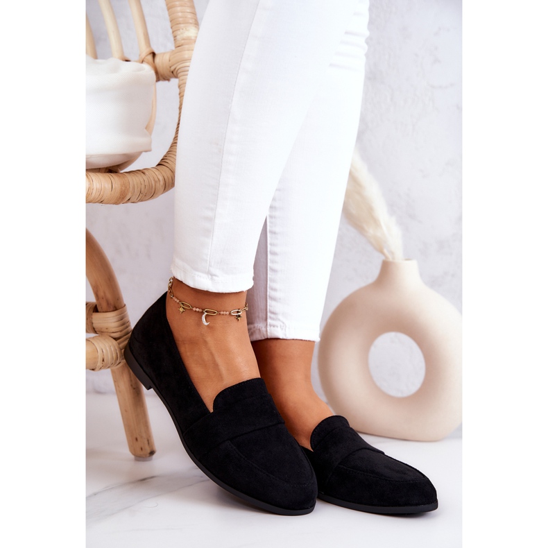 PE1 Jayden musta mokkanahka Loafers vyö 1