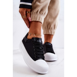 Naisten tennarit GOE JJ2N4073 mustat valkoinen 1
