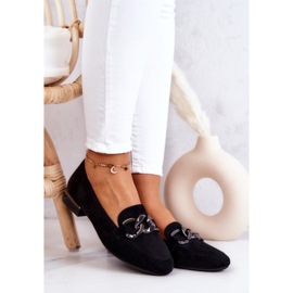 Suede Loafers Sergio Leone MK739 musta 1