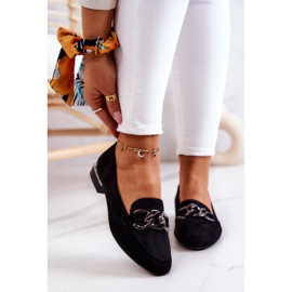 Suede Loafers Sergio Leone MK739 musta 2