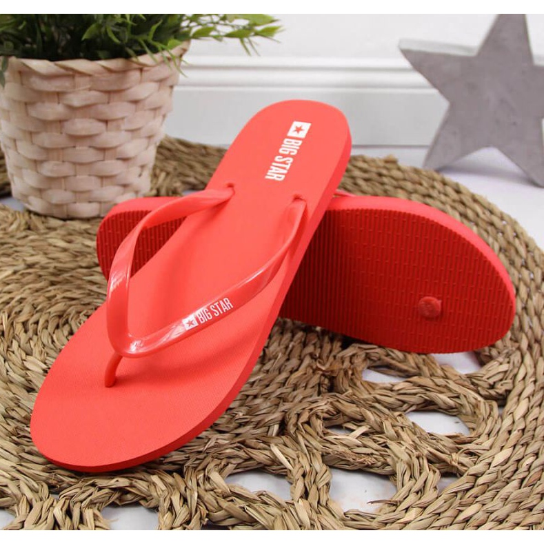 Red Big Star W JJ274A384 rantavarvastossut punainen 2