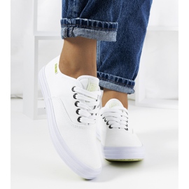 Naisten valkoiset tennarit Big Star JJ274260 valkoinen 1