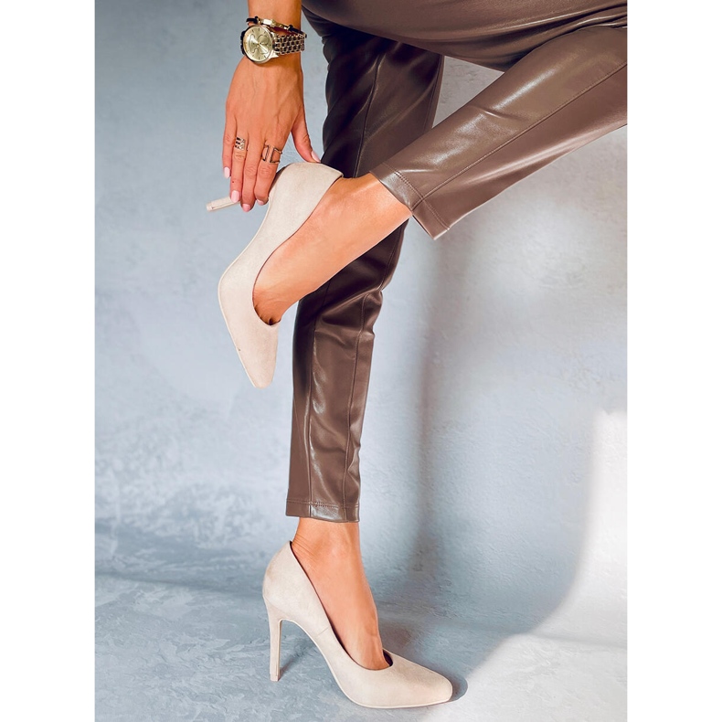 Editta Beige naisten korkokengät 2