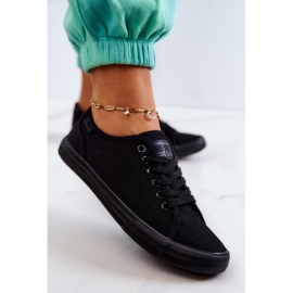 Naisten matalat tennarit Big Star JJ274066 musta 1