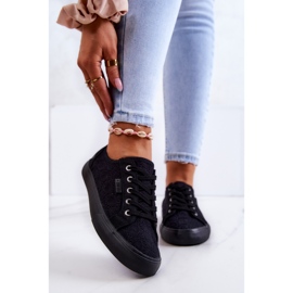 Harjakattoiset tennarit Big Star JJ274064 Musta 2