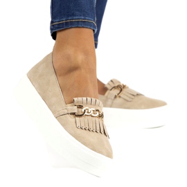 Lordsy naisten nahkakengät Filippo DP3532 / 22 Beige 1