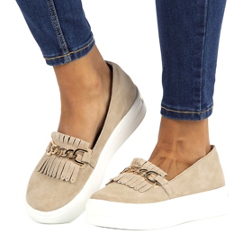 Lordsy naisten nahkakengät Filippo DP3532 / 22 Beige 7