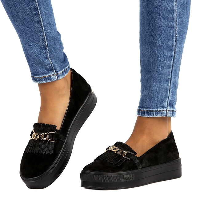 Lordsy naisten nahkakengät Filippo DP3532 / 22 Musta 4