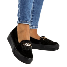 Lordsy naisten nahkakengät Filippo DP3532 / 22 Musta 5