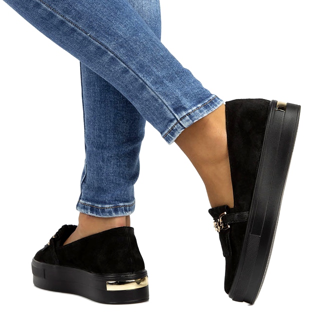 Lordsy naisten nahkakengät Filippo DP3532 / 22 Musta 6