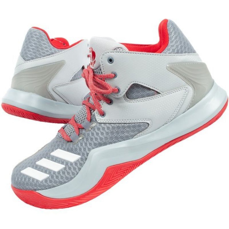 Adidas D Rose Boost M B72957 koripallokenkä harmaa harmaan sävyt 1