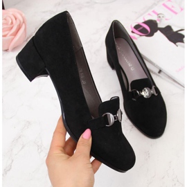 Sergio Leone SK332A mustat lohkokengät 1