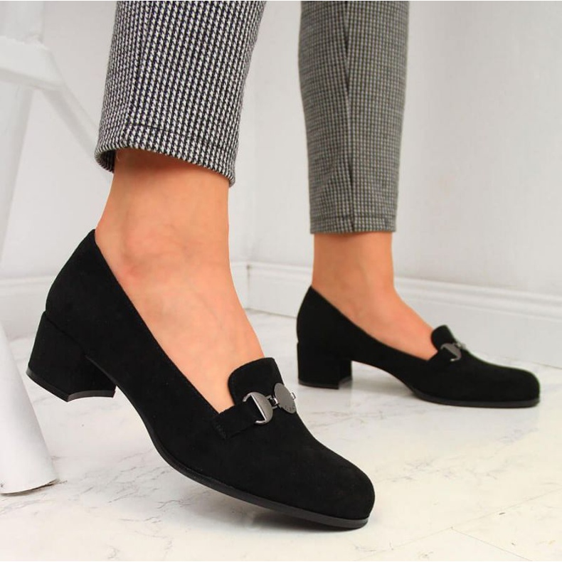 Sergio Leone SK332A mustat lohkokengät 2