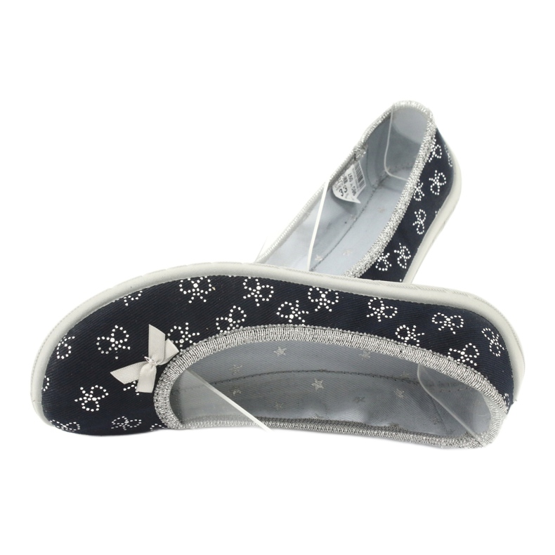 Befado lasten ballerinat rusetilla 980Y097 musta 3