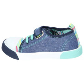 American Club Velcro Boys Sneakers American Ten14/22 Farku -nahkainen insertti sininen 1