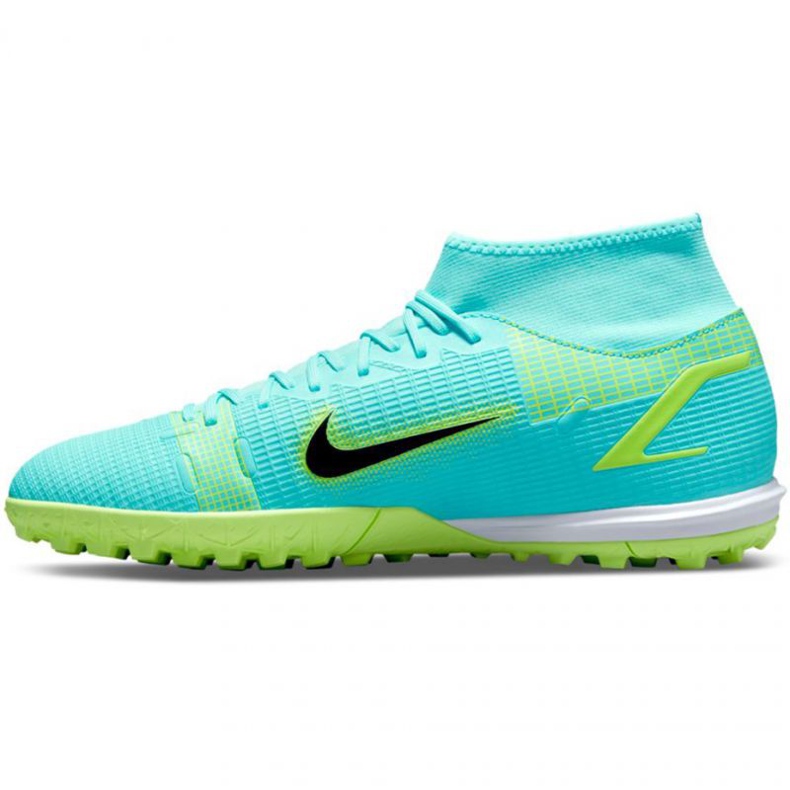 Nike Mercurial Superfly 8 Academy Tf M CV0953 403 jalkapallokengät sininen 2